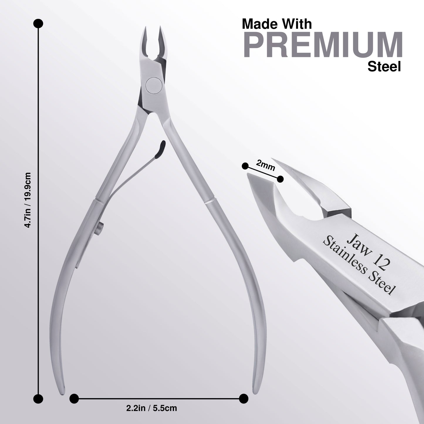 Professional Cuticle Nippers Hangnail Remover Extremely Sharp